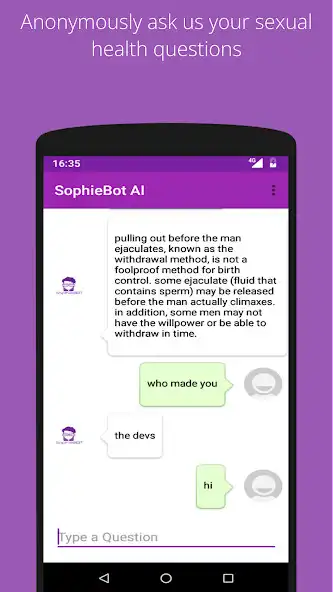 Play SophieBot AI as an online game SophieBot AI with UptoPlay