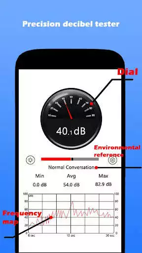 Play Sound Meter-Decibel Meter as an online game Sound Meter-Decibel Meter with UptoPlay