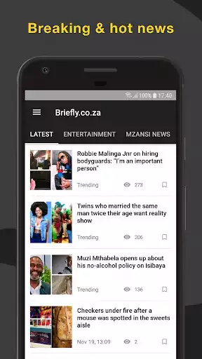 Play South Africa News BRIEFLY: Latest Mzansi SA News  and enjoy South Africa News BRIEFLY: Latest Mzansi SA News with UptoPlay