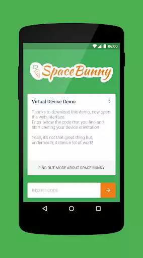 Play SpaceBunny: VirtualDevice Demo