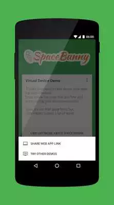 Play SpaceBunny: VirtualDevice Demo