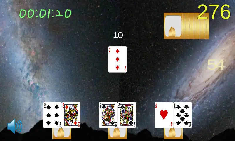 Play SpaceCard as an online game SpaceCard with UptoPlay