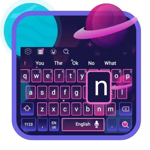 Run free android online Space Galaxy Keyboard Theme APK