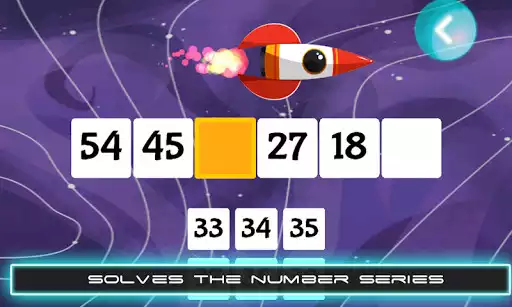 Play Space Maths: Number Series as an online game Space Maths: Number Series with UptoPlay