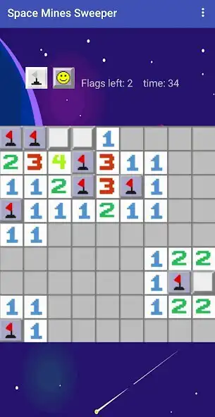 Play Space Mines Sweeper as an online game Space Mines Sweeper with UptoPlay