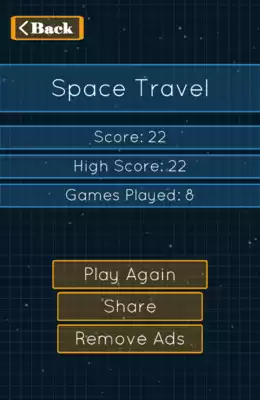 Play Space Travel Game