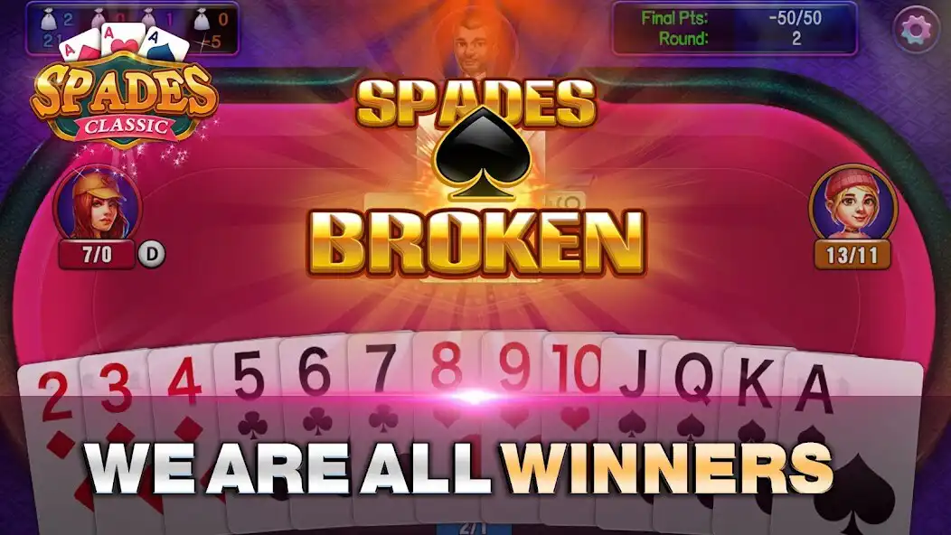 Play Spades Online  Offline Cards  and enjoy Spades Online  Offline Cards with UptoPlay