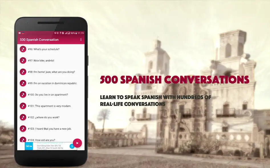 Play Spanish conversation  and enjoy Spanish conversation with UptoPlay