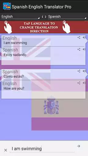 Play Spanish English Translator Pro as an online game Spanish English Translator Pro with UptoPlay