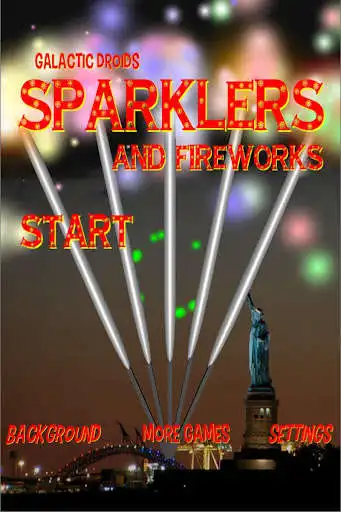 Play APK Sparklers and Fireworks  and enjoy Sparklers and Fireworks with UptoPlay com.galaticdroids.sparklersAndFireworks