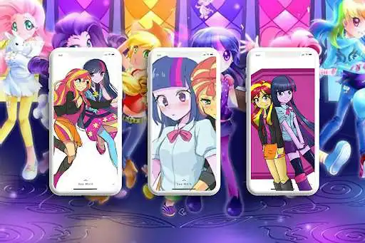 Play Sparkle Twilight and Friends Girl Live Wallpaper as an online game Sparkle Twilight and Friends Girl Live Wallpaper with UptoPlay