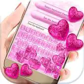 Free play online Sparkling Heart Emoticon Keyboard APK