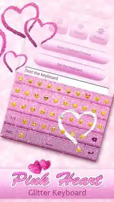 Play Sparkling Heart Emoticon Keyboard