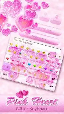 Play Sparkling Heart Emoticon Keyboard