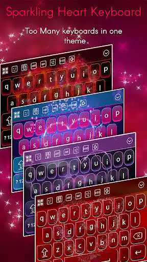 Play Sparkling Heart Keyboard Theme as an online game Sparkling Heart Keyboard Theme with UptoPlay