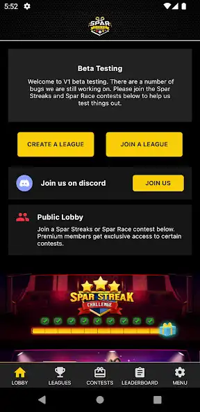 Play SPAR Pickem Leagues  Contests as an online game SPAR Pickem Leagues  Contests with UptoPlay