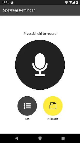 Play Speaking Reminder - Voice Reminder - Audio  and enjoy Speaking Reminder - Voice Reminder - Audio with UptoPlay