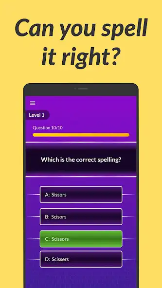 Play Spelling Quiz English Game App  and enjoy Spelling Quiz English Game App with UptoPlay