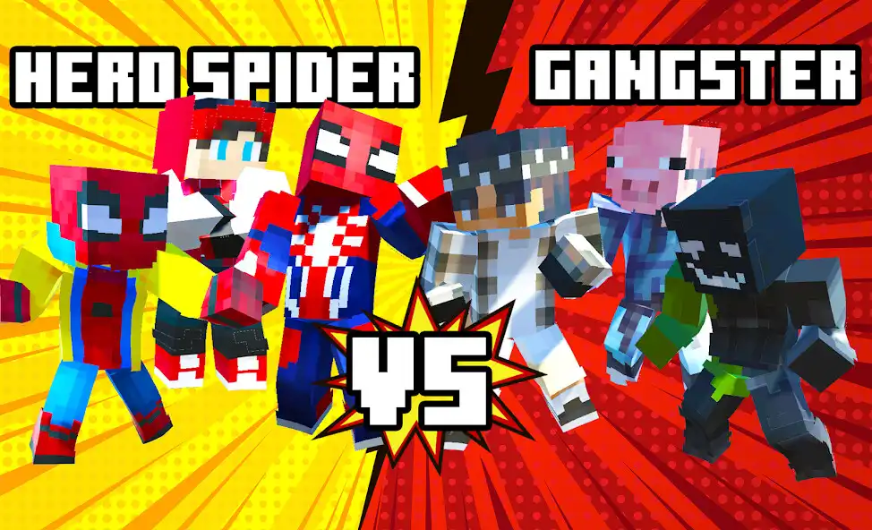 Play Spider Craft Rope Hero Fight as an online game Spider Craft Rope Hero Fight with UptoPlay