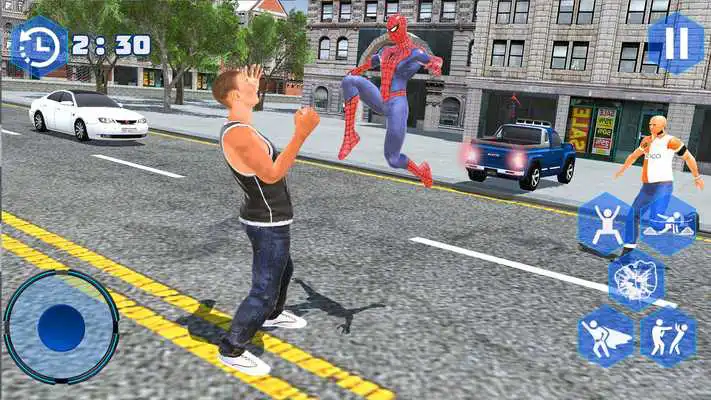 Play Spider Flying Superhero City Survival Mission