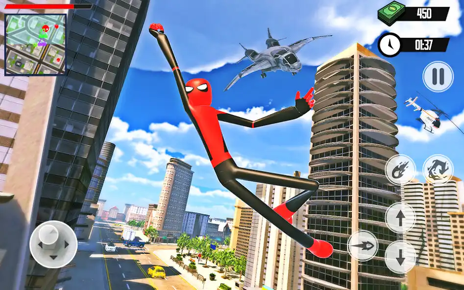 Play Spider Hero Stickman Rope Gang  and enjoy Spider Hero Stickman Rope Gang with UptoPlay