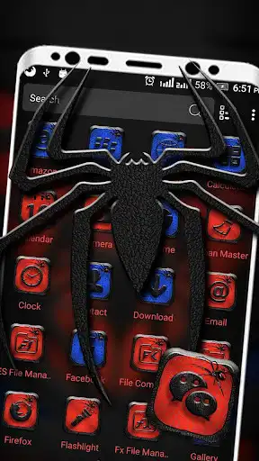 Play Spider Mask Launcher Theme as an online game Spider Mask Launcher Theme with UptoPlay