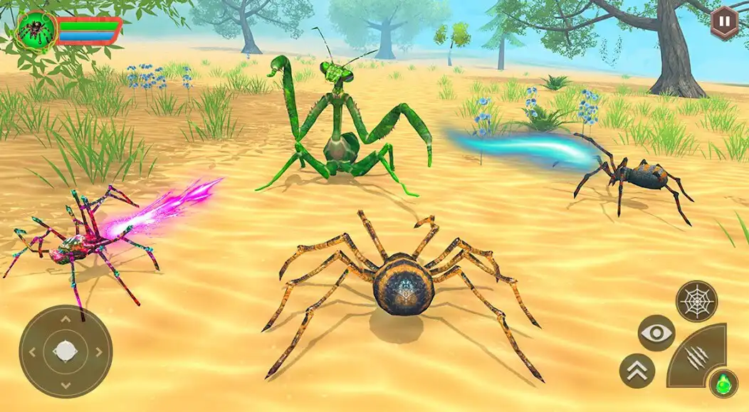 Play Spider Simulator : Spider Game as an online game Spider Simulator : Spider Game with UptoPlay