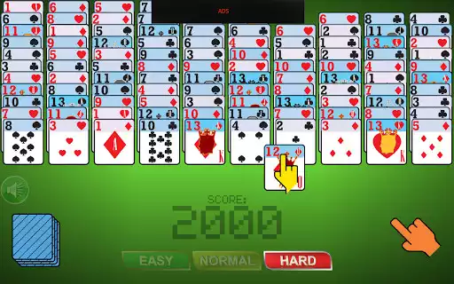 Play Spider Solitaire as an online game Spider Solitaire with UptoPlay