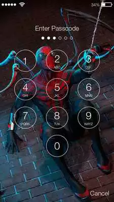 Play Spidey Homecoming Lock Screen Phone PIN Slide