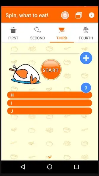 Play Spin, what to eat! as an online game Spin, what to eat! with UptoPlay