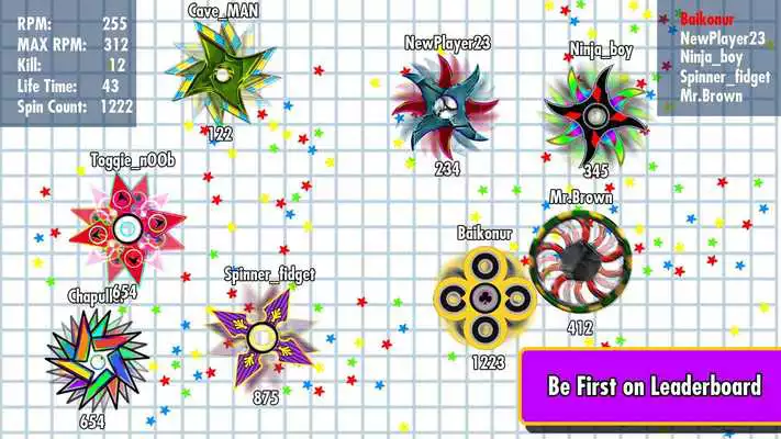 Play spinzer.io spinner game - skin mode for spinz.io