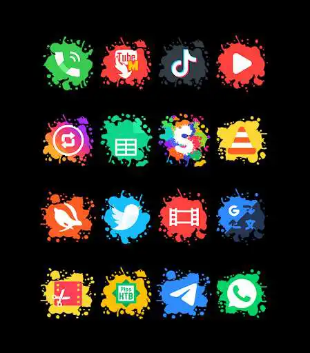 Play Splatter - Icon Pack  and enjoy Splatter - Icon Pack with UptoPlay