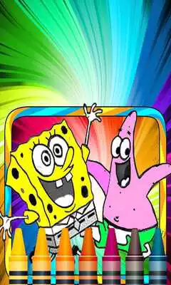 Play SpongeBob friend Coloring Book