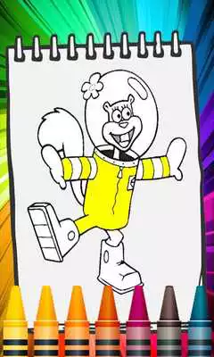 Play SpongeBob friend Coloring Book