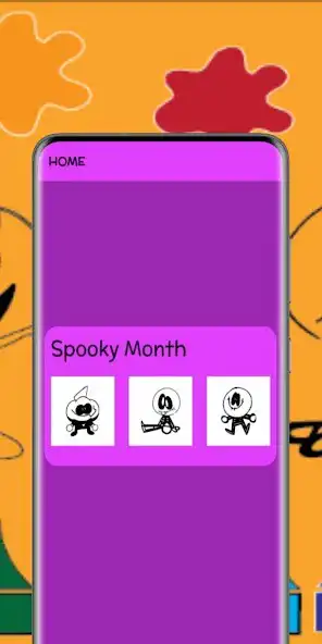 Play Spooky Month Coloring Book as an online game Spooky Month Coloring Book with UptoPlay