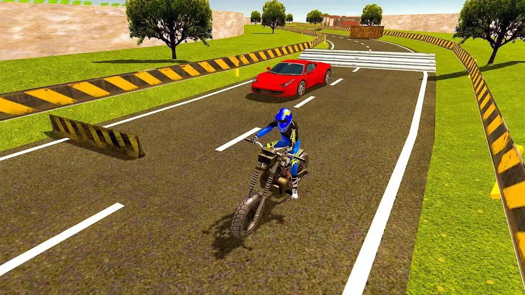 Play Sports Car vs Bike Racing as an online game Sports Car vs Bike Racing with UptoPlay