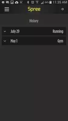 Play Spree Fitness Application