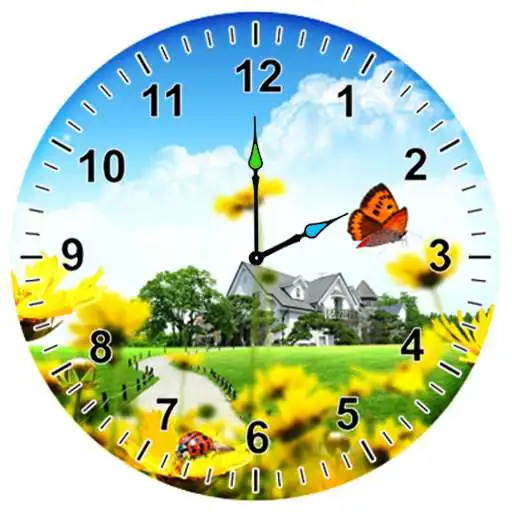 Free play online Spring Analog Clock  APK