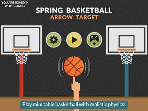 Play Spring Basketball Arrow Target