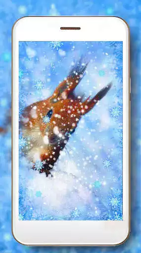 Play Squirrel Winter Live Wallpaper as an online game Squirrel Winter Live Wallpaper with UptoPlay