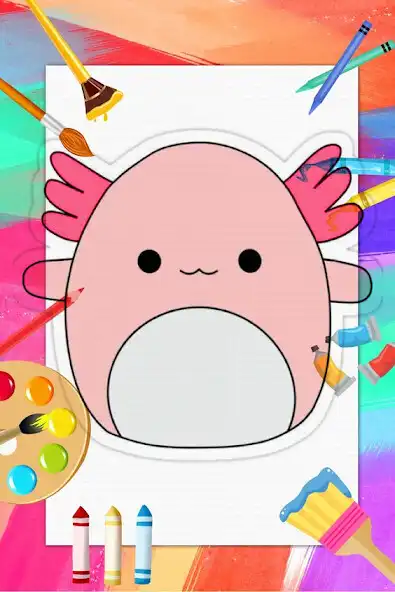 Play squishmallow coloring book as an online game squishmallow coloring book with UptoPlay