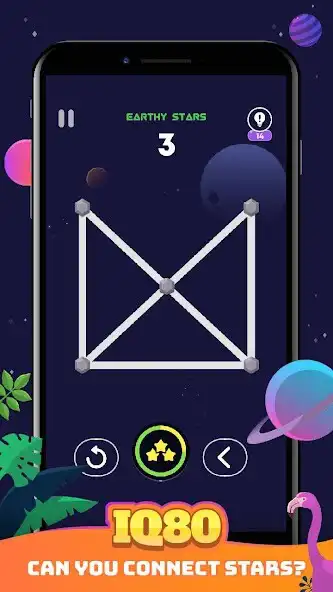 Play Star2Star - One Stroke Brain Puzzle Game  and enjoy Star2Star - One Stroke Brain Puzzle Game with UptoPlay