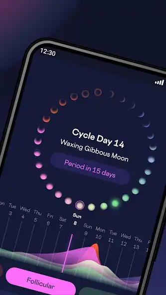 Play Stardust: Period Tracker as an online game Stardust: Period Tracker with UptoPlay