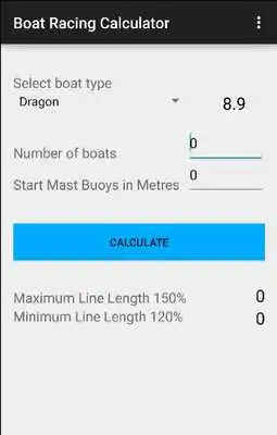 Play Starting line calculator