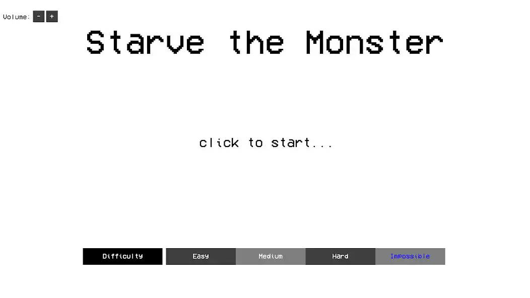 Play Starve the Monster  and enjoy Starve the Monster with UptoPlay