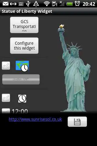 Play Statue of Liberty Widget