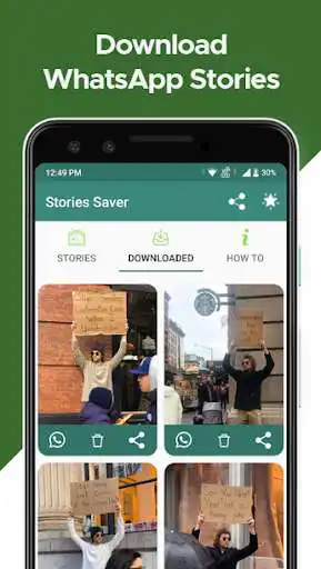 Play APK Status Story Saver for WA  and enjoy Status Story Saver for WA with UptoPlay pro.story.saver