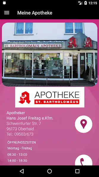 Play St. Bartholomaeus Apotheke Oberhaid  and enjoy St. Bartholomaeus Apotheke Oberhaid with UptoPlay