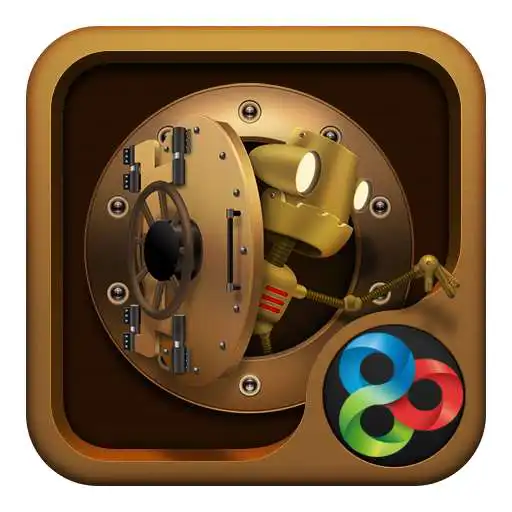 Run free android online Steampunk GO Launcher Theme APK