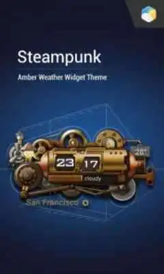 Play Steampunk Style Weather Widget